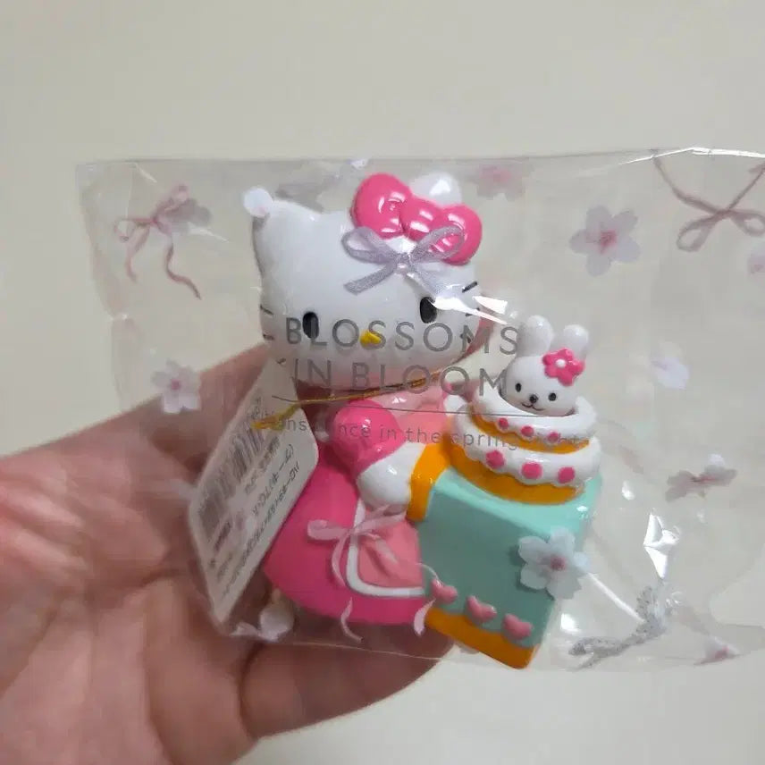 [BUNJANG] Vintage Hello Kitty "Cash Cake" Wind-up Toy Figure / 고전키티 캐시 케이크 피규어 태엽 장난감