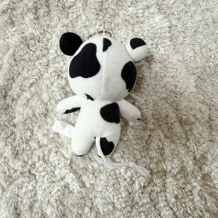 [BUNJANG] Classic Rilakkuma Cow Costume Plush Keychain / 고전 젖소 코리락쿠마