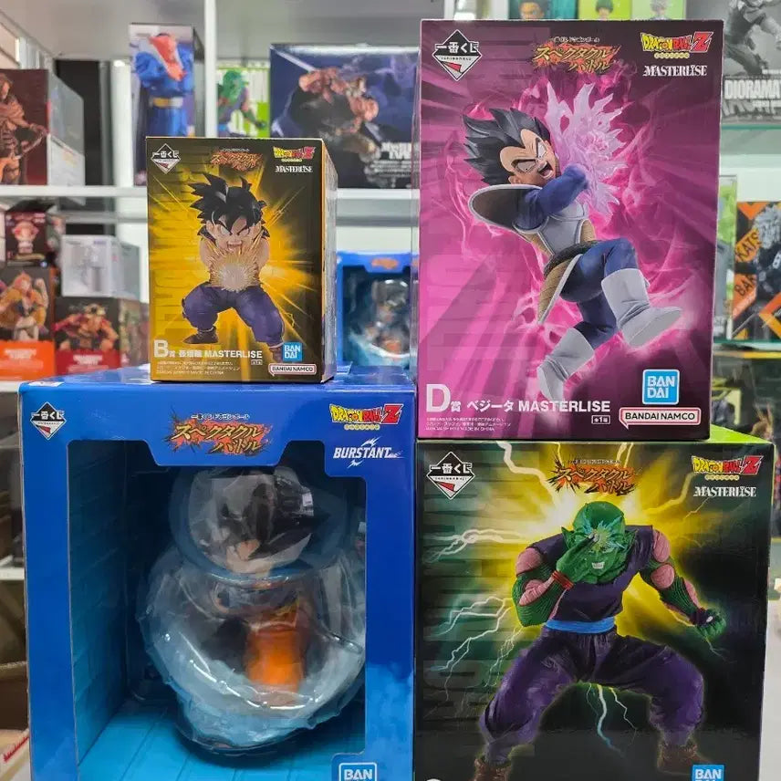 [BUNJANG] Dragon Ball Ichiban Kuji Masterise Set A, B, C, D Bundle Set / 드래곤볼 제일복권 마스터라이즈 4종 세트 A B C D 일괄
