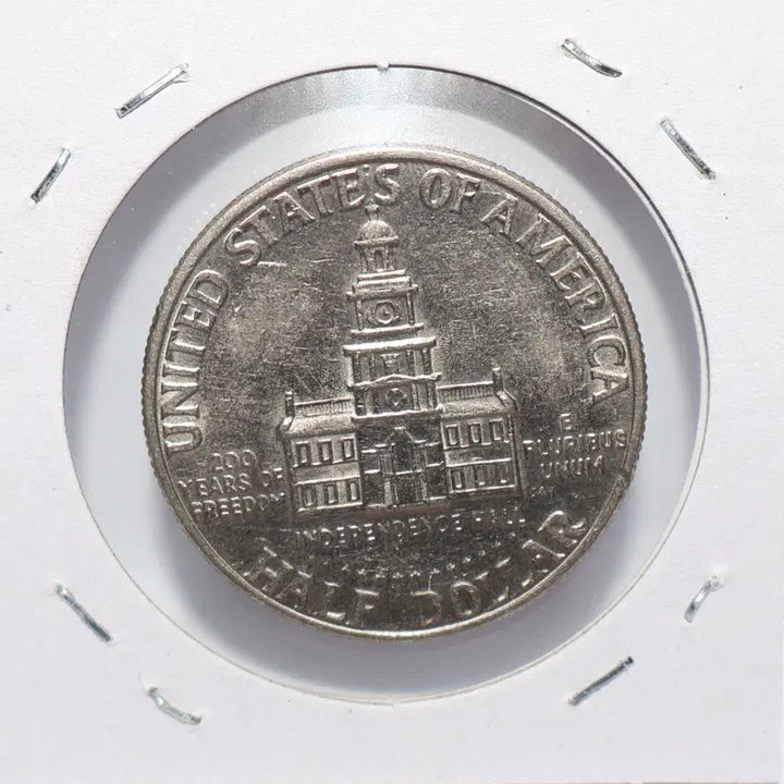 [BUNJANG] 1976 Kennedy Half Dollar Nickel (Used) / [미국주화 H.32] 1976년 케네디 하프달러 니켈 [사용제]