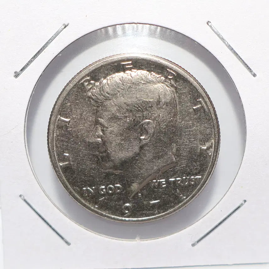 [BUNJANG] 1971 Kennedy Half Dollar Nickel (Used) / [미국주화 H.35] 1971년 케네디 하프달러 니켈 [사용제]
