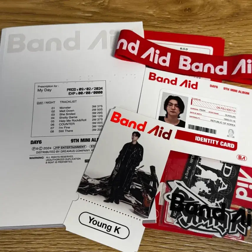 [BUNJANG] DAY6 Band Aid Unsealed Album / D AY6 band Aid 개봉앨범