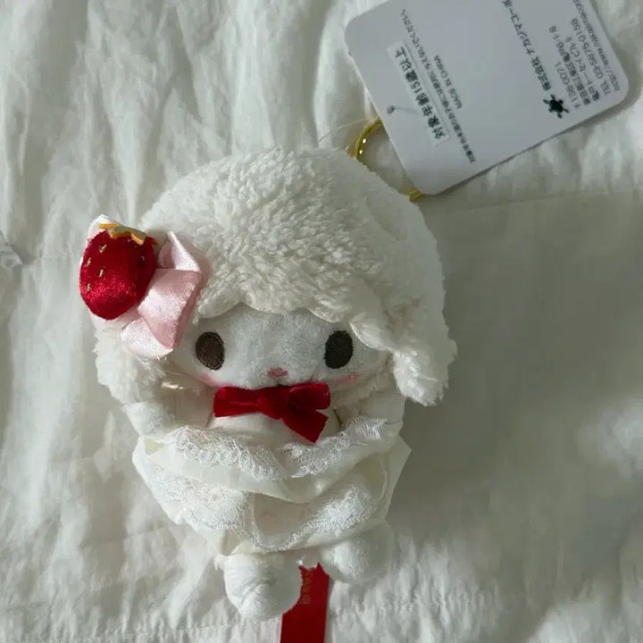 [BUNJANG] Sanrio Sweet Cake Piano Plush Keyring / 산리오 스위트케이크 피아노 인형키링