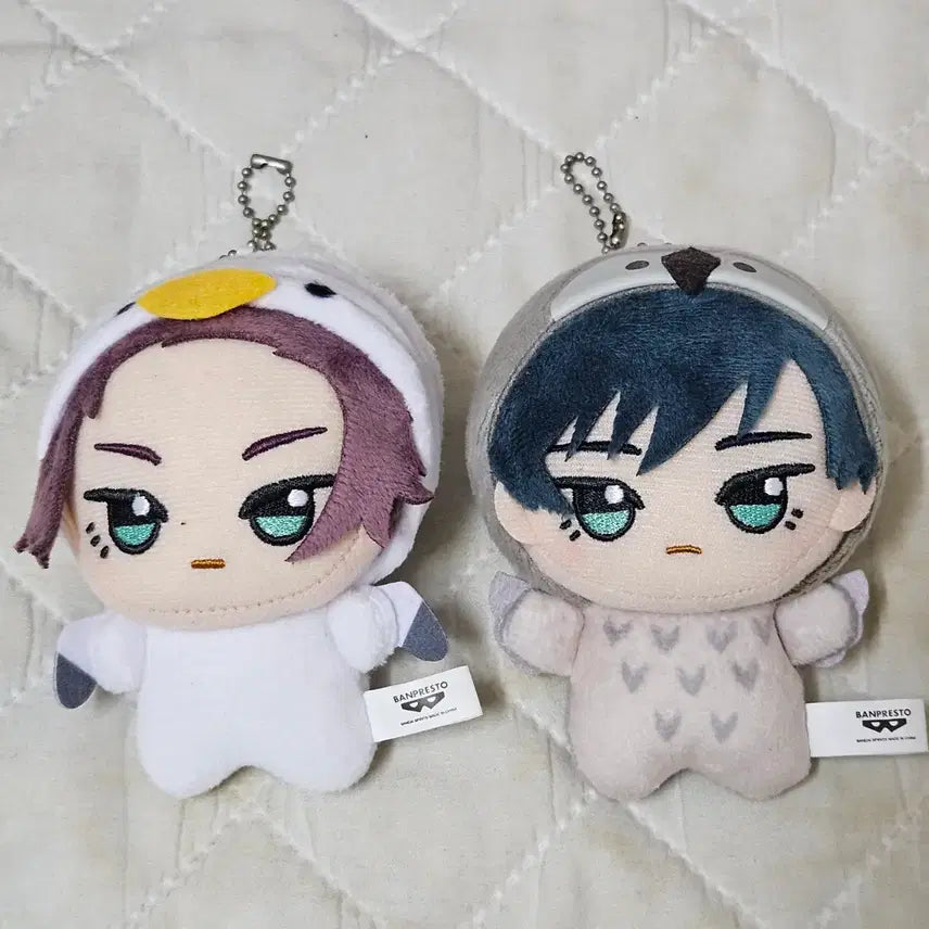 [BUNJANG] Blue Lock Isagi Rin Animal Chibi Plush Set / 블루록 사에 린 애니멀 치비구루미 치비누이 인형 누이구루미 2개 일괄