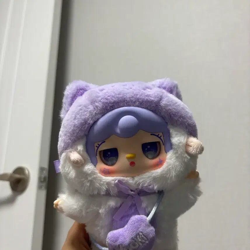 [BUNJANG] Yuki Cat Kindergarten Purple Plush / 유키 고양이유치원 보라