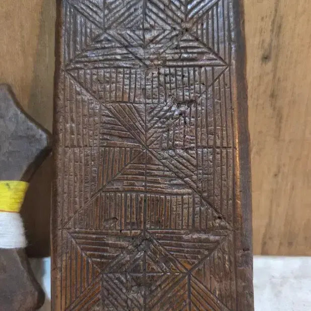 [BUNJANG] Antique Korean Wooden Spool Set (2 Pieces) / 100년넘은 우리나라 나무실패 2점