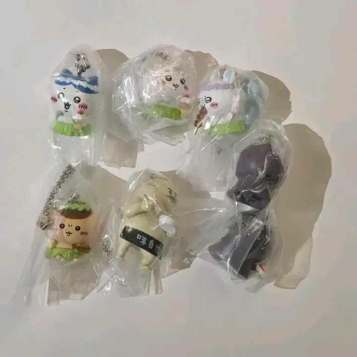 [BUNJANG] Chiikawa Mermaid Island Tabemono Gacha 6-Piece Bundle Set / 치이카와 인어섬 타베모노 가챠 6종 일괄