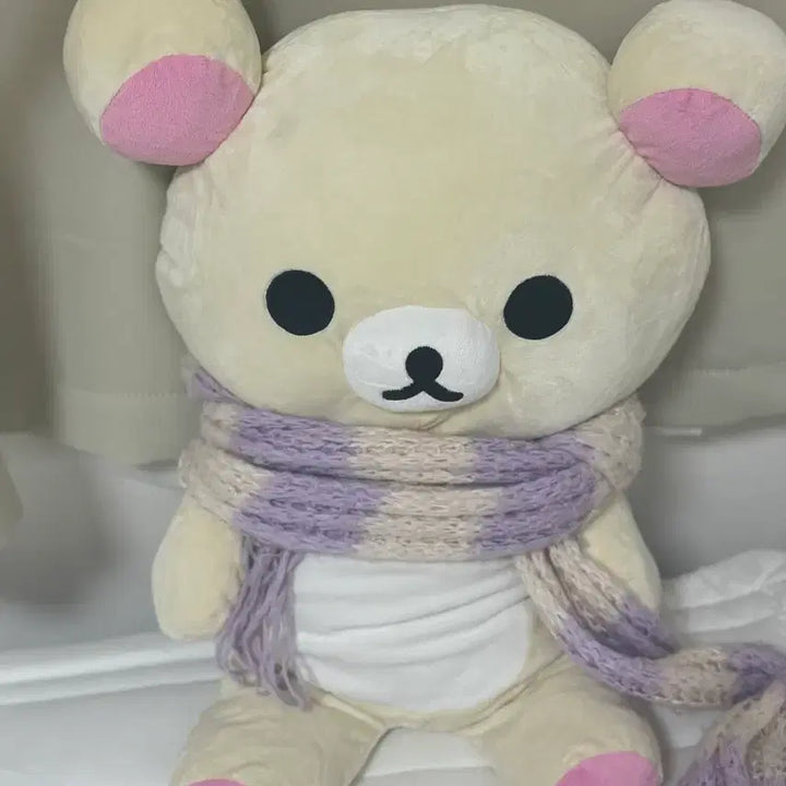[BUNJANG] Vintage Rilakkuma Large Plush Doll / 고전코리락쿠마 대형 인형