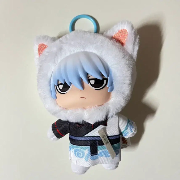 [BUNJANG] Gintama Gintoki Plush Keychain (Lovebu, Eunbu) / 은혼 긴토키 인형 키링 (라부부, 은부부)