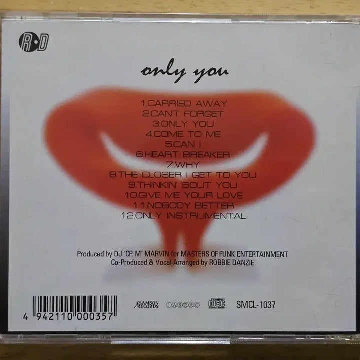 [BUNJANG] Robbie Danzie Only You CD / CD 음반 Robbie Danzie 로비 댄지 - Only You