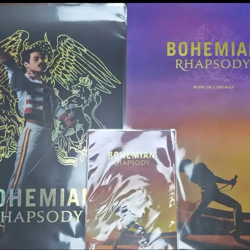 [BUNJANG] Bohemian Rhapsody Poster 4-Set / 보헤미안 랩소디 포스터 4종 세트