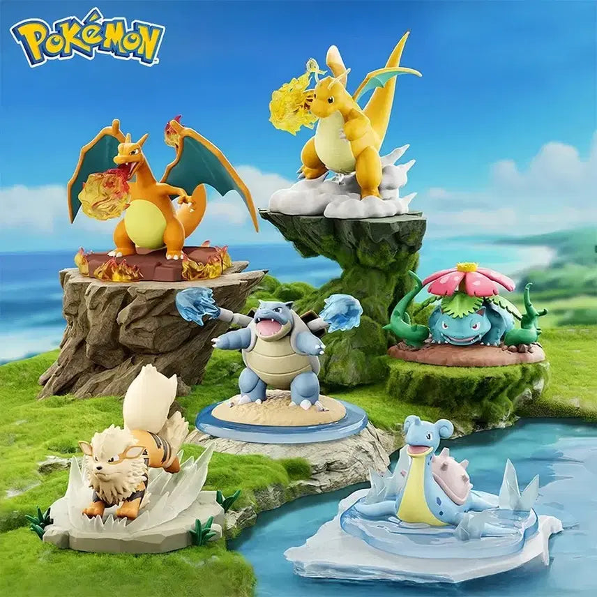 [BUNJANG] Pokemon Decisive Moment Diorama Full Set / 포켓몬 결전의순간 디오라마 풀셋