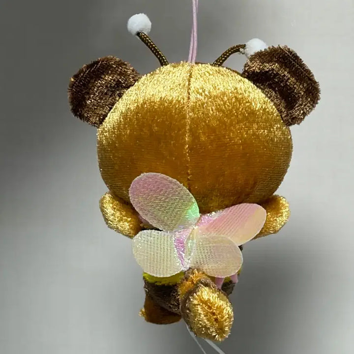 [BUNJANG] Classic Butterfly Tenori Kuma Keyring Plush / 고전 나비 테노리쿠마 키링 인형