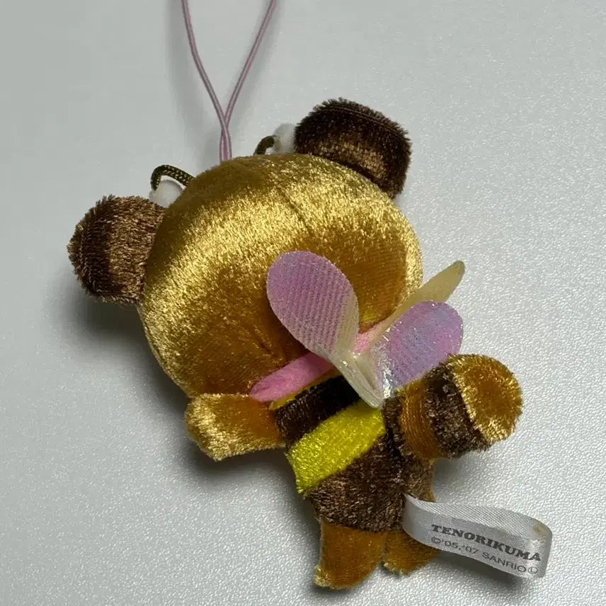 [BUNJANG] Classic Butterfly Tenori Kuma Keyring Plush / 고전 나비 테노리쿠마 키링 인형