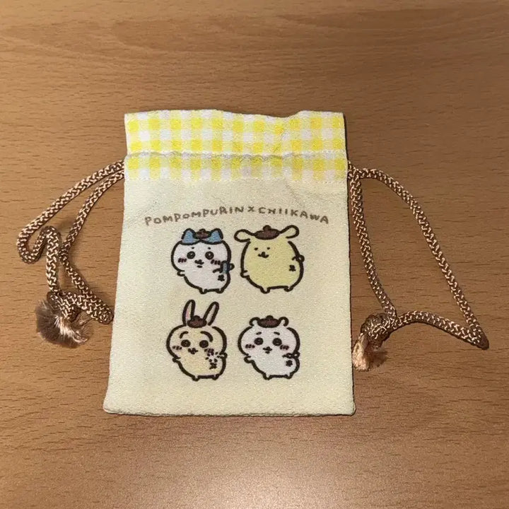 [BUNJANG] Chiikawa x Pompompurin Mini Pouch / 치이카와 X 폼폼푸린 미니 파우치