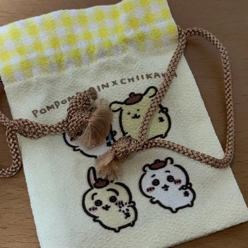[BUNJANG] Chiikawa x Pompompurin Mini Pouch / 치이카와 X 폼폼푸린 미니 파우치