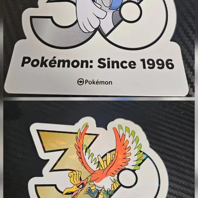 [BUNJANG] Pokemon 30th Anniversary Stickers - Ho-Oh &amp; Lugia Bundle / 포켓몬 30주년 스티커 칠색조, 루기아 일괄 팝니다