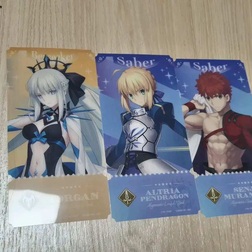 [BUNJANG] Fate/Grand Order Ticket Set (Morgan, Altria, Muramasa) Bundle Set / 페그오 티켓 모르간,알트리아,무라마사 일괄