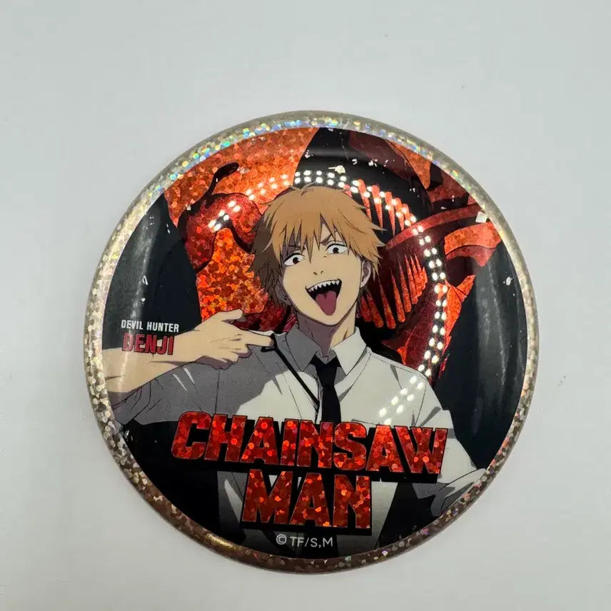 [BUNJANG] Chainsaw Man Denji Can Badge / 체인소맨 덴지 캔뱃지