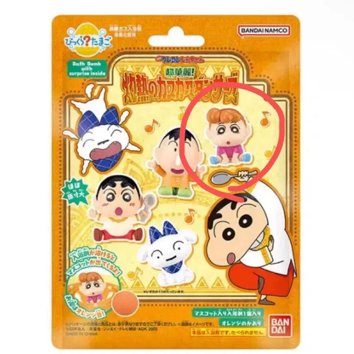 [BUNJANG] Crayon Shin-chan Dancer Bath Bomb Set / 짱구 피규어 떡잎마을 댄서들 바스볼 배스밤 입욕제 짱아