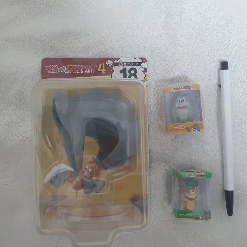 [BUNJANG] Tom and Jerry Figure Keychain Set (3 Types) / 톰과 제리 피규어 키링 3종 세트