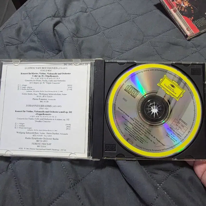 [BUNJANG] Berliner Philharmoniker: Beethoven &amp; Brahms Concertos CD / 프리차이 지휘 베토벤 브람스 협주곡 CD