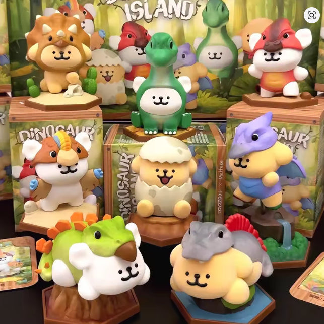 [BUNJANG] Maltese Dinosaur Figure Set (2 Pieces) / 몰티즈 공룡 피규어 2개 세트