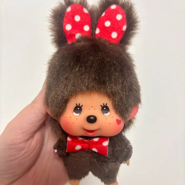 [BUNJANG] Monchhichi Mickey Keychain Doll / 홍콩 몬치치 미키 키링 인형
