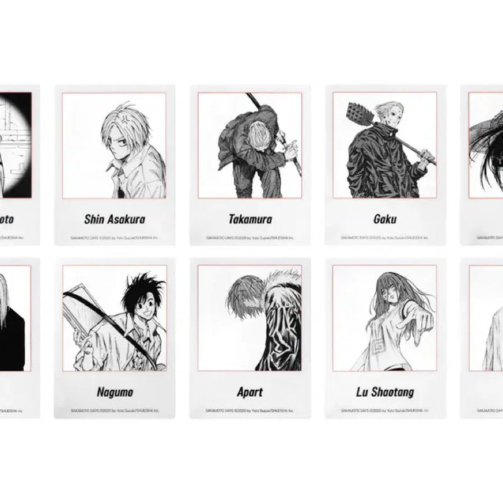 [BUNJANG] Sakamoto Days Polaroid Original Art Bundle Set Nagumo Card Pascha / 사카모토 데이즈 폴라로이드 원화 일괄 판매 특전 나구모 카드 파샤