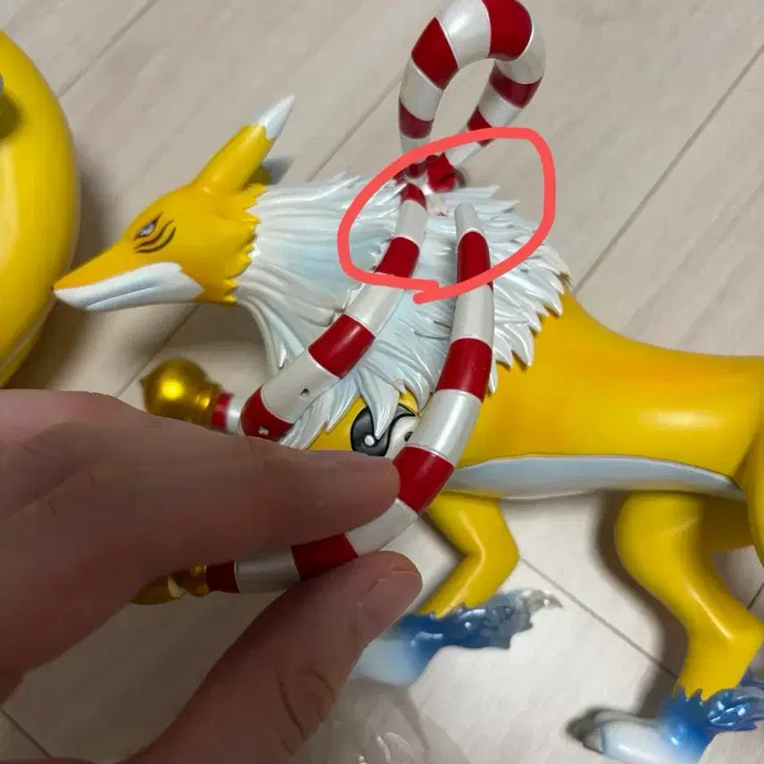 [BUNJANG] T1 Studio Digimon Tamers Cuxiomon Resign Figure / T1 구미호몬 디지몬 레진 피규어