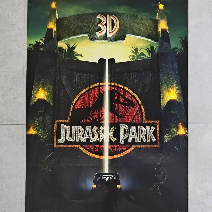 [BUNJANG] Jurassic Park 3D Poster / 쥬라기공원 3D 포스터