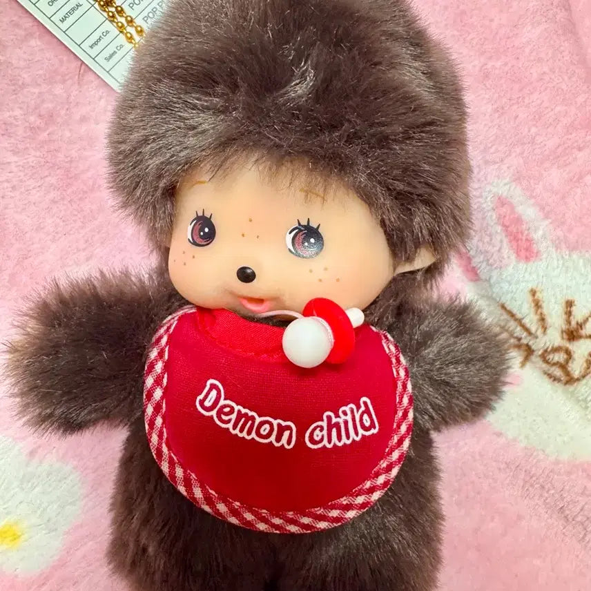 [BUNJANG] Monchhichi Doll Keychain / 몬치치 인형