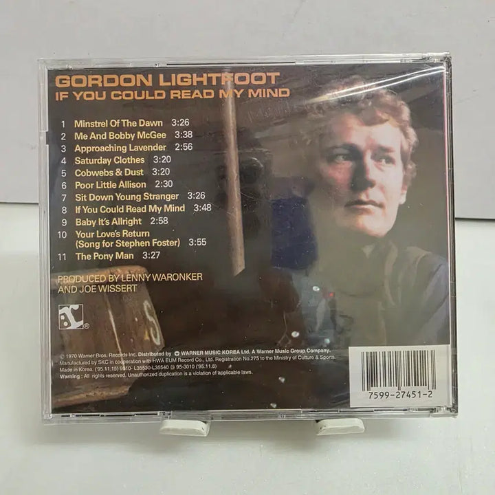 [BUNJANG] Gordon Lightfoot If You Could Read My Mind (Sealed) / 미개봉 Gordon Lightfoot 고든 라이트풋  If You Could Read My Mind