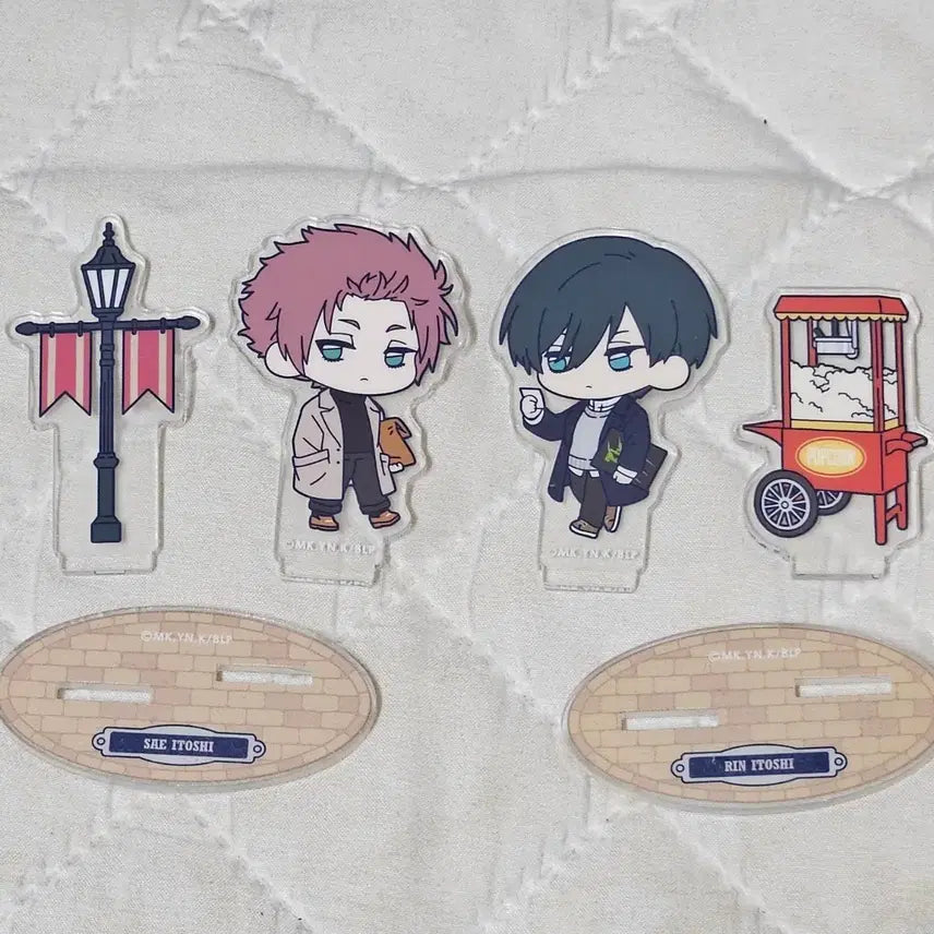 [BUNJANG] Blue Lock Rin Itoshi Casual Wear Acrylic Stand Bundle Set / 블루록 사에 린 사복 아크릴 스탠드 일괄