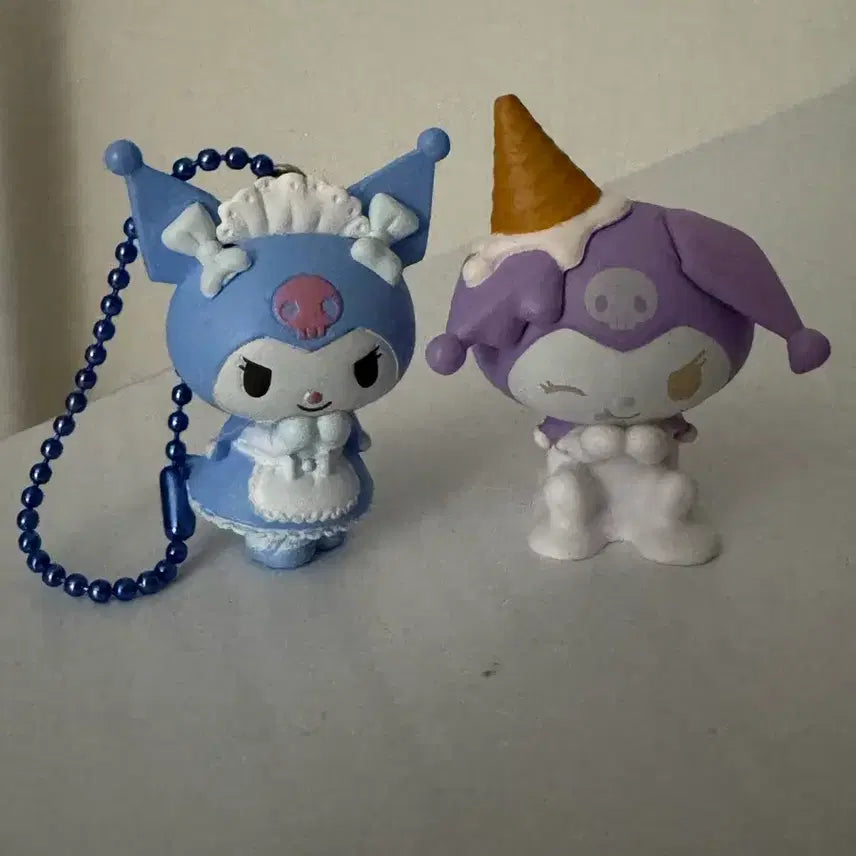 [BUNJANG] Sanrio Kuromi Figure Keychain Set / 산리오 쿠로미  피규어 키링 2종
