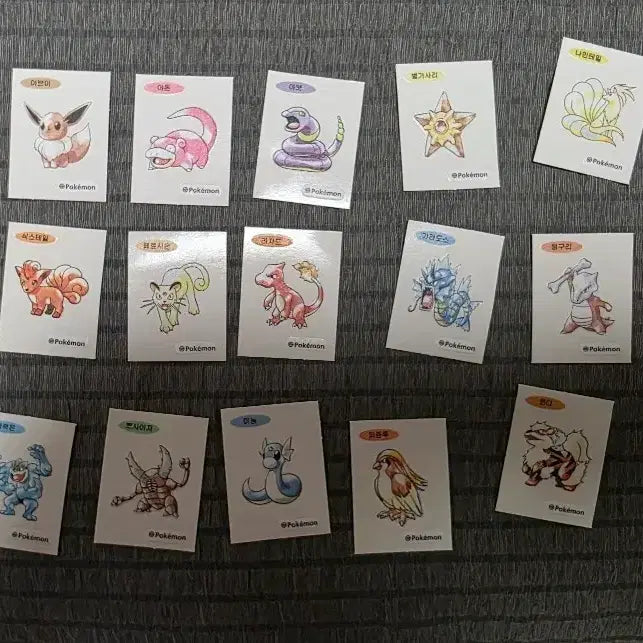 [BUNJANG] Pokemon Bread Stickers Sticker Set (35 pcs) / 포켓몬 띠부씰 스티커