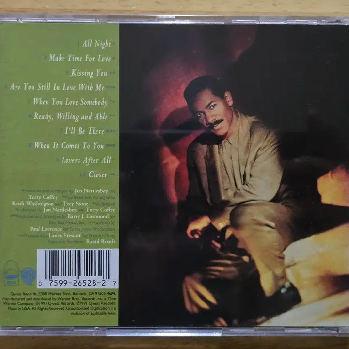 [BUNJANG] Keith Washington Make Time For Love US CD / CD 음반 Keith Washington 키스 워싱턴 - Make Time For Love 미국반
