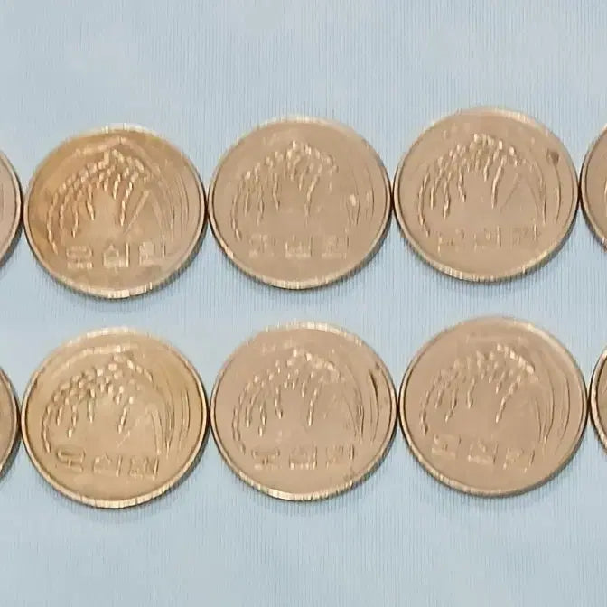 [BUNJANG] 1985 50 Won Coin Bundle (10 Coins) / 1985년 50원 동전 10개 묶음