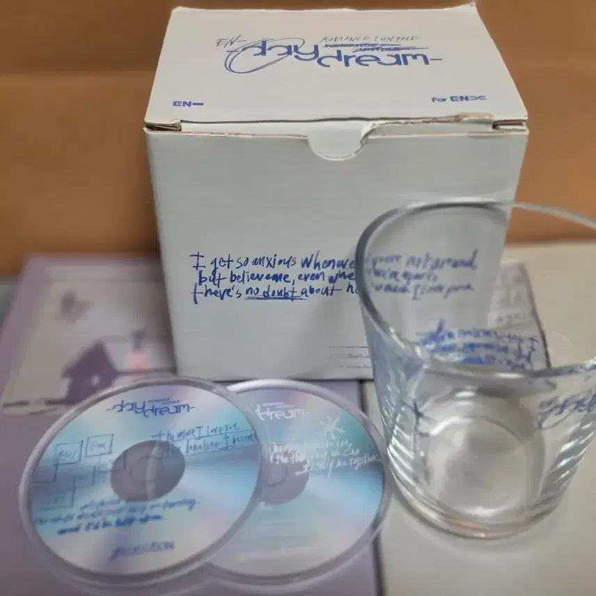 [BUNJANG] ENHYPEN DAZED ROMANCE: UNTOLD Glass Cup Set / ENHYPEN 데이즈드 드림 유리컵