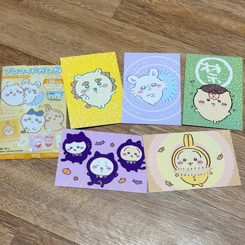 [BUNJANG] Chikawa Bromide Postcard Bundle Set / 먼작귀 치이카와 브로마이드 엽서 5장 일괄