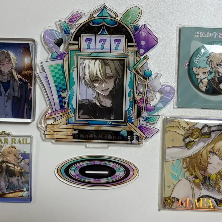 [BUNJANG] Honkai Star Rail Aventurine Acrylic Stand Bundle Set / 붕괴 스타레일 어벤츄린 굿즈 아크릴스탠드 일괄 양도 판매