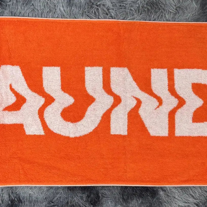 [BUNJANG] Vaundy Jacquard Towel Orange / Vaundy 바운디 오렌지 자카드 타올
