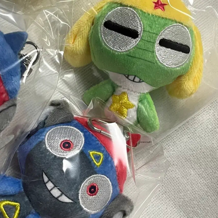 [BUNJANG] Keroro Mini Mini Chibi Plush Doll Mascot Set / 케로로 미니미니 치비 누이구루미 인형 마스코트