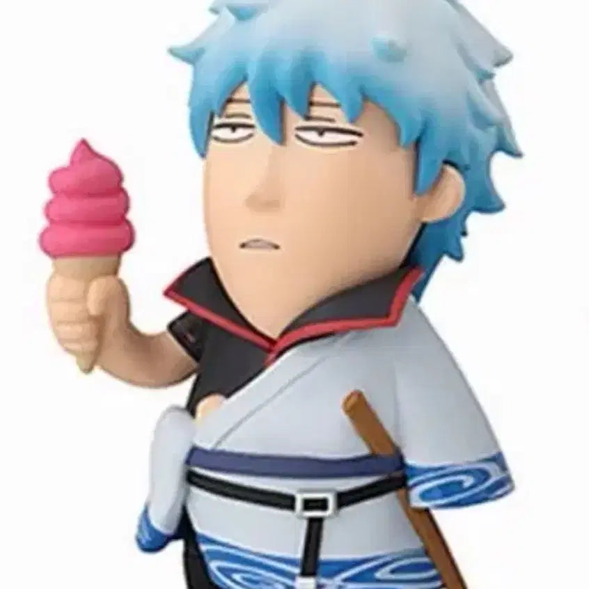 [BUNJANG] Gintama Gintoki Ice Cream Ver. Figure / 은혼 오카와 부쿠부 밤티 긴토키 피규어