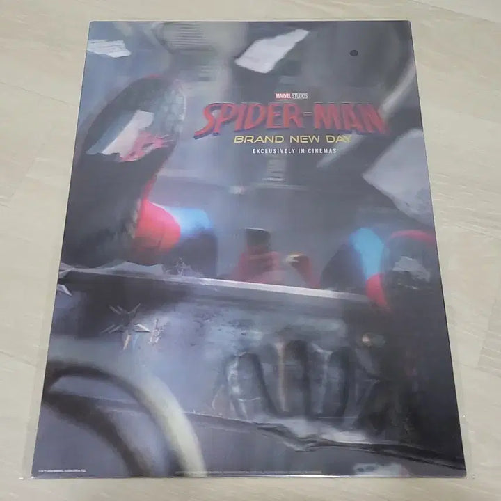 [BUNJANG] Spider-Man 3D Lenticular Poster + Pin Badge Set / [전용박스 안전포장] 스파이더맨 3D 렌티큘러 포스터 + 핀뱃지
