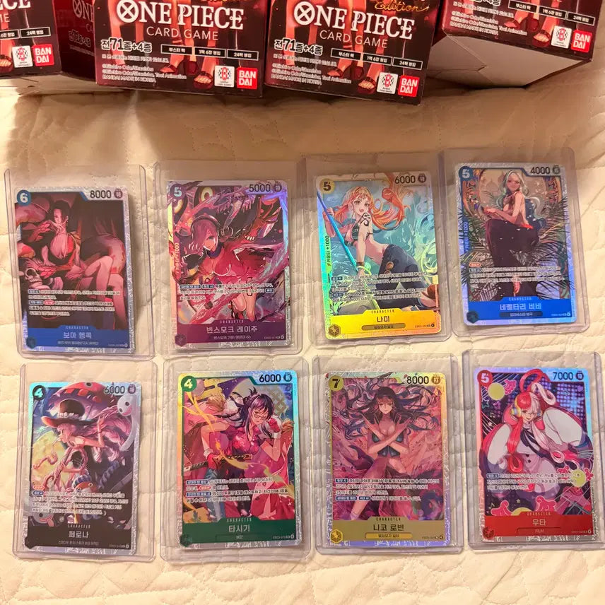 [BUNJANG] One Piece Heroines SR Cards Set (8 Types, includes Nami, Hancock, Robin) / 원피스카드 히로인즈 SR카드 8종 셋트(나미,행콕,로빈 포함)