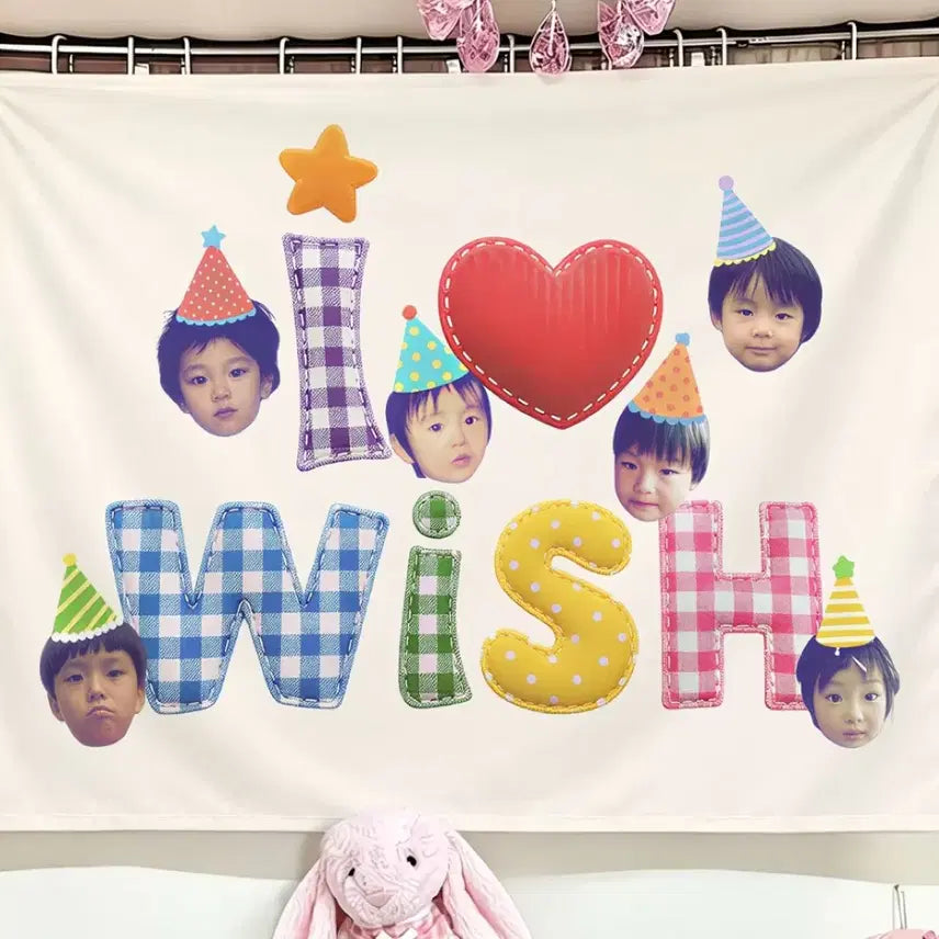 [BUNJANG] Wish Mini Fabric Poster / 위시 미니 패브릭 포스터