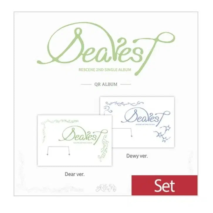 [BUNJANG] ISEOONE Single 2nd Album Dearest [QR VER.] Set / 리센느 싱글 2집 미개봉 앨범 Dearest [QR VER.](2종 세트)