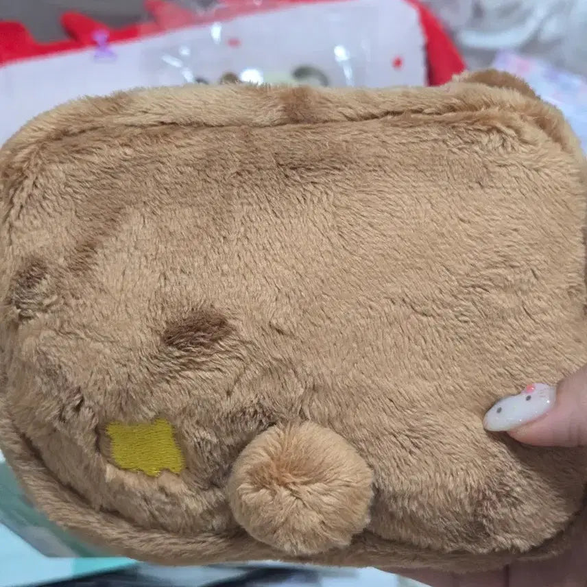 [BUNJANG] Rilakkuma Plush Coin Purse Pass Case Multi Pouch (Koguma) / 리락쿠마 인형 지갑 패스 케이스 멀티 파우치(코구마)