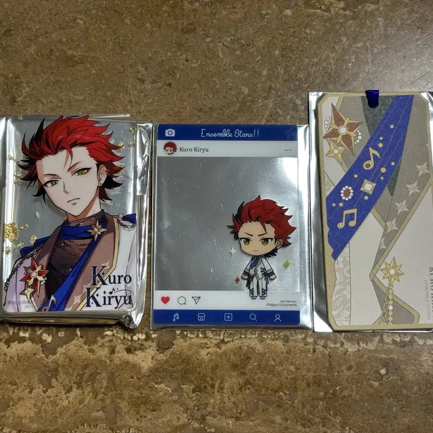 [BUNJANG] Ensemble Stars! Mofun Yongsan Pop-up Special Set Kuro / 앙상블스타즈 앙스타 모펀 용산 팝업 특전 세트 쿠로
